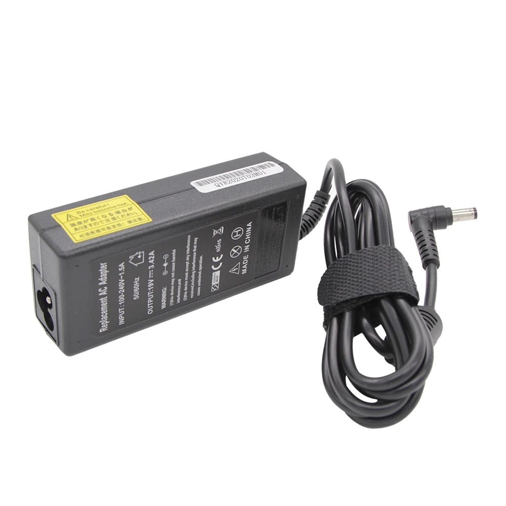 Adaptador 19v do Carregador do Portátil 3.42a 65w 5.5x2.5 mm ca para Asus X550c A450c Y481c V85 A52f X450 X450l X550v X501la X551c X555 - Imagem 5