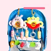Sensory Stroller Hanging Rattles for Baby Soft Newborn Plush Animals Bed Bell Dolls Babies Development Handle Toys Toddlers Gift 4