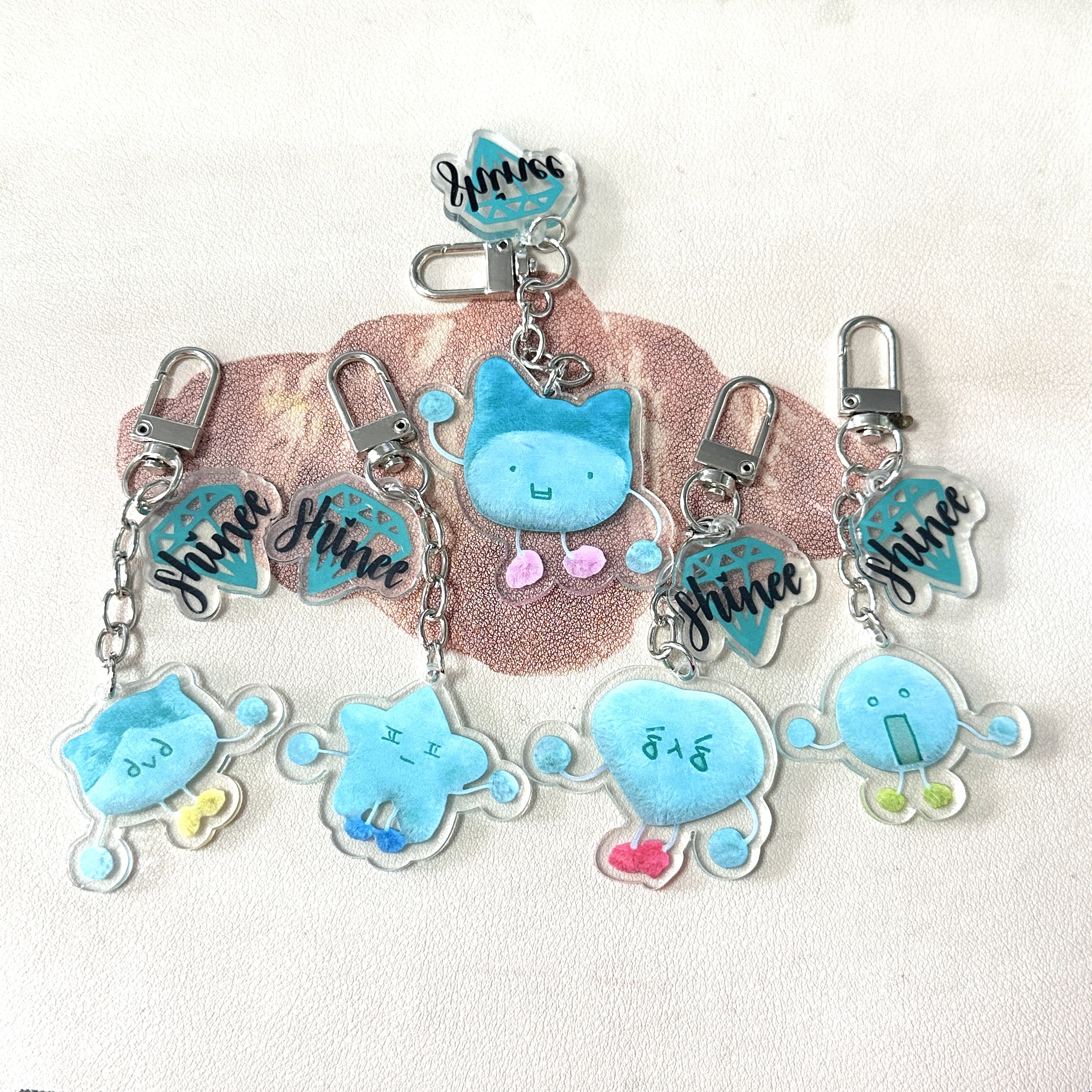 KPOP SHINee Acrylic Keychain Poet Artist Album Doll Bag Pendant