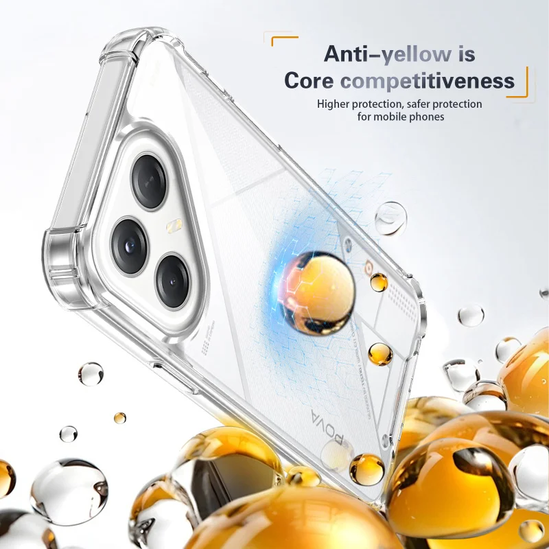 Durable Four-Corner Anti-Fall Clear Protective Case