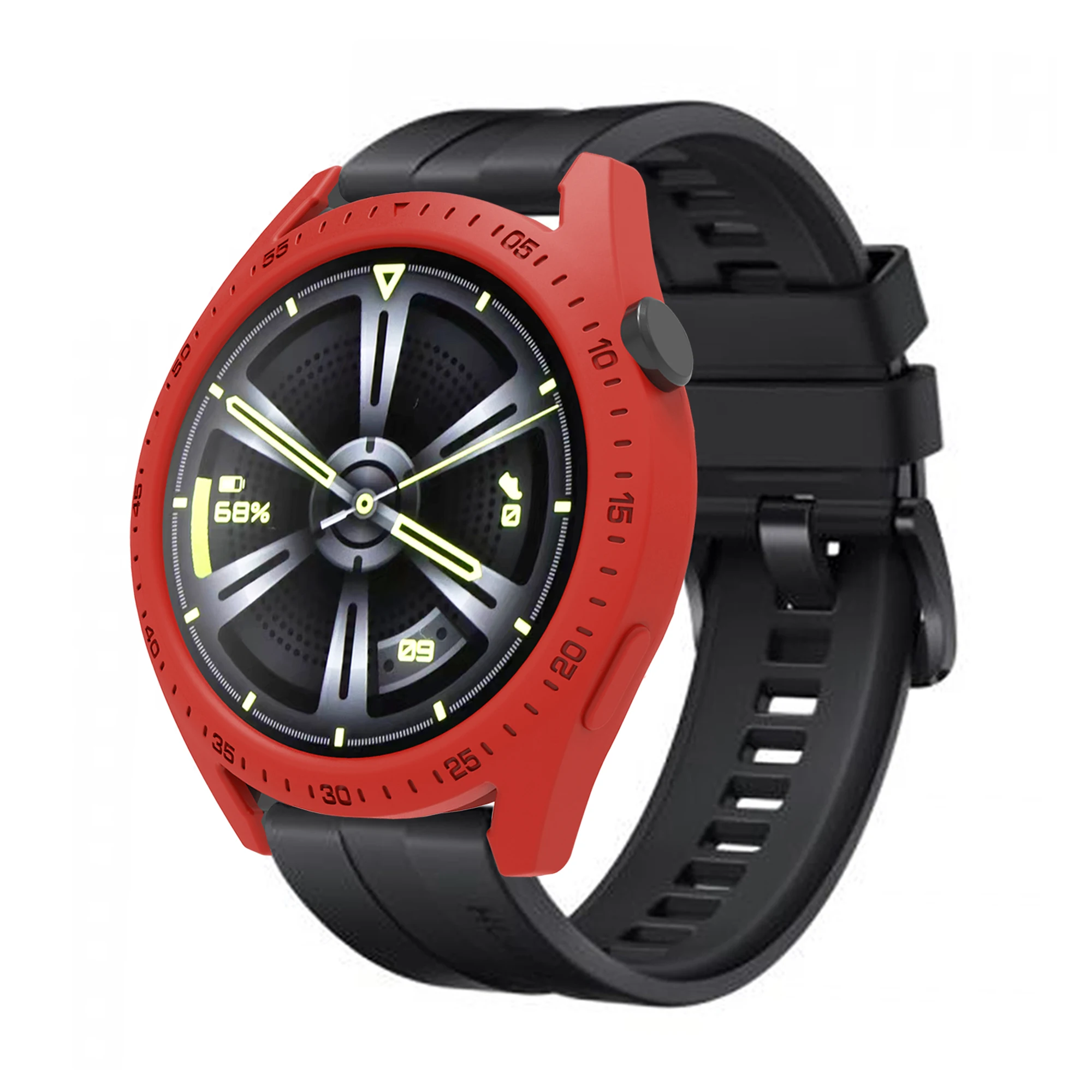Silicone Shockproof Protective Watch Case with Scale Design