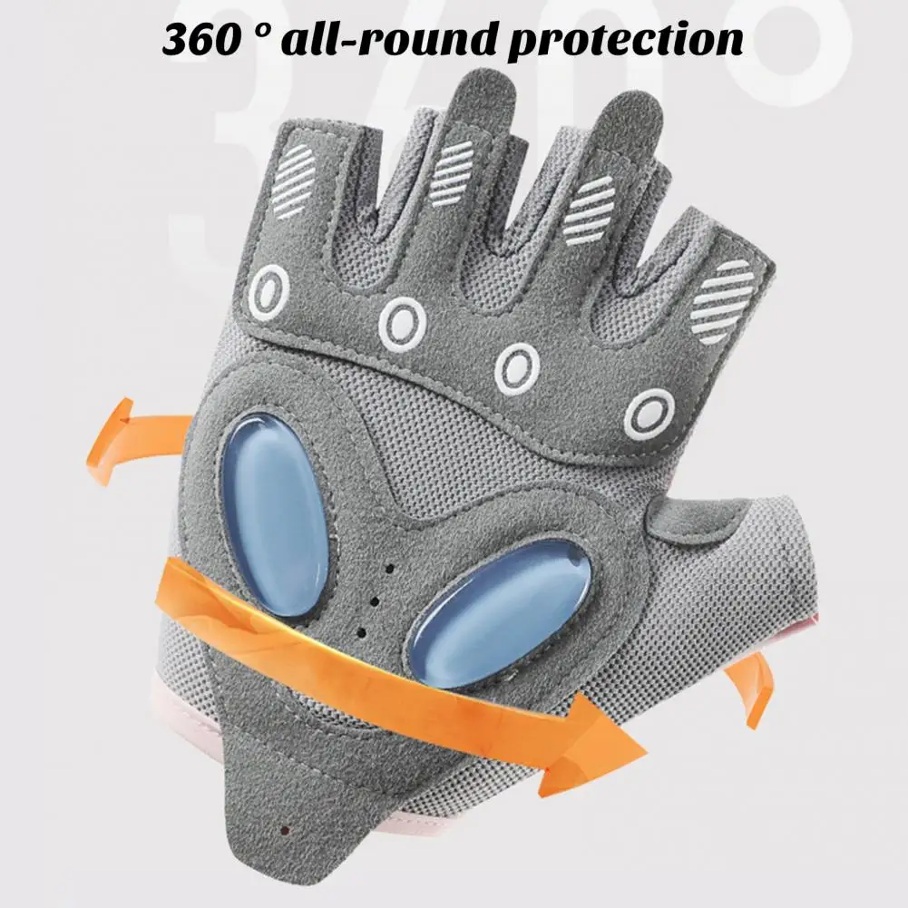 

Weightlifting Gloves Anti-slip Weightlifting Gloves Breathable Shock-absorbing Cycling Gloves with Adjustable Fasten for Road