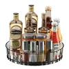 360 Rotating Seasoning Storage Tray Multifunction Pantry Cabinet Turntable For Cosmetics Bathroom Storage Box Kitchen Organizer 6