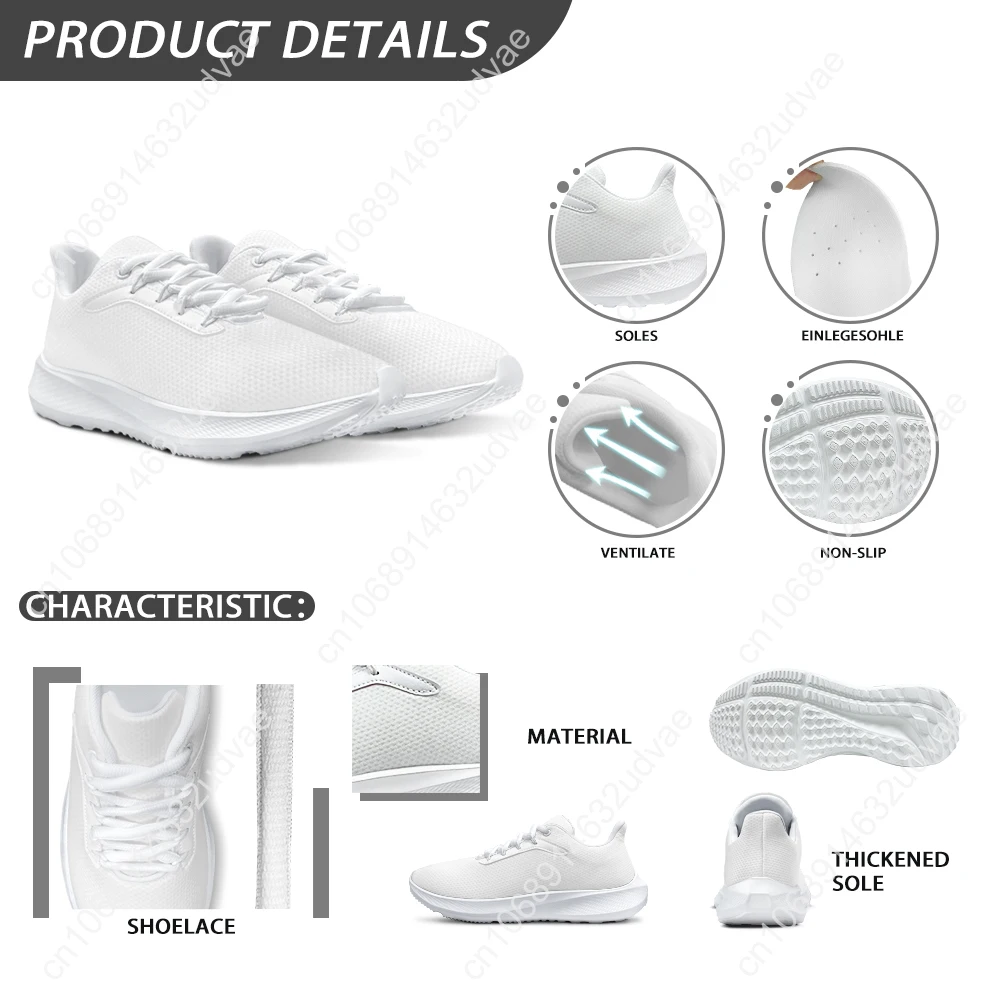 VET Tech Printed Women's Casual Sneakers New Fashion Outdoor Sports Running Shoes For Ladies Lace Up Non-slip Training Shoes