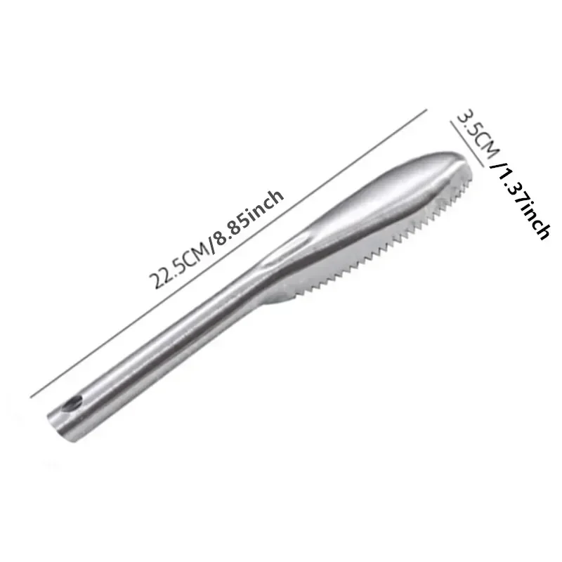 Stainless Steel Fish Scale Cleaner Scraper Fish Scale Peeler Remover Tool Fishes Skin Steel Shaver Remover Cleaning Brush fish scales scraper fish scale cleaner fish scale scraper