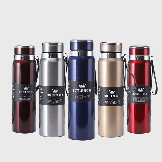 1L Thermal Water Bottle Keep Cold and Hot Water Bottle Thermos for Water Tea  Coffee Vacuum Flasks Stainless Steel Thermos Bottle - AliExpress