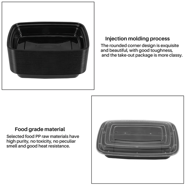 26oz Food Containers Meal Prep BPA FREE Microwavable Reusable