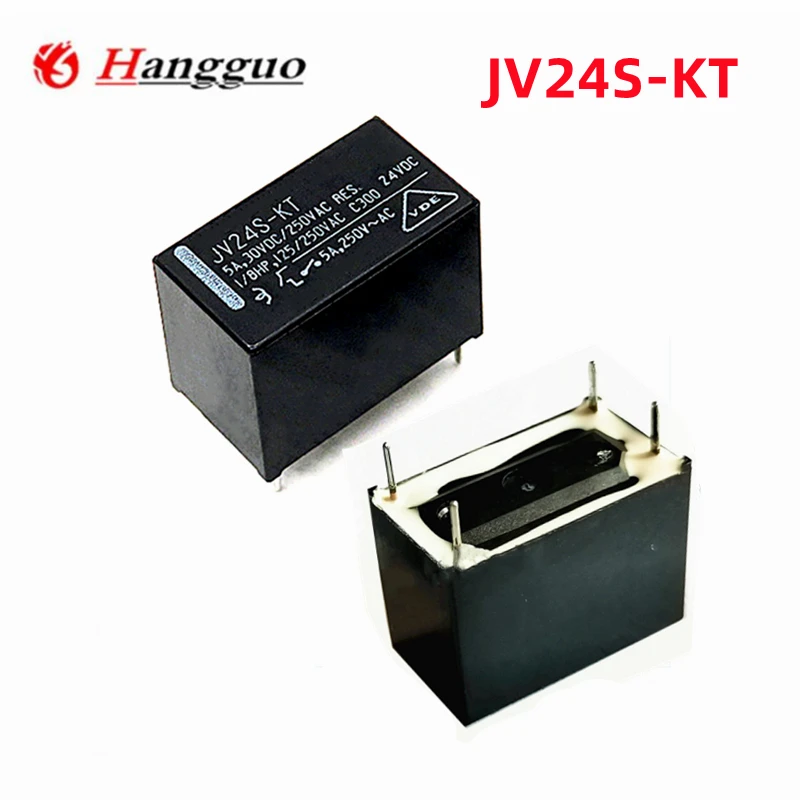 5 pcs100 % original JV5S-KT JV-12S-KT JV24S-KT 4pins 5 a30vdc/250vac 24vdc leistungs relais