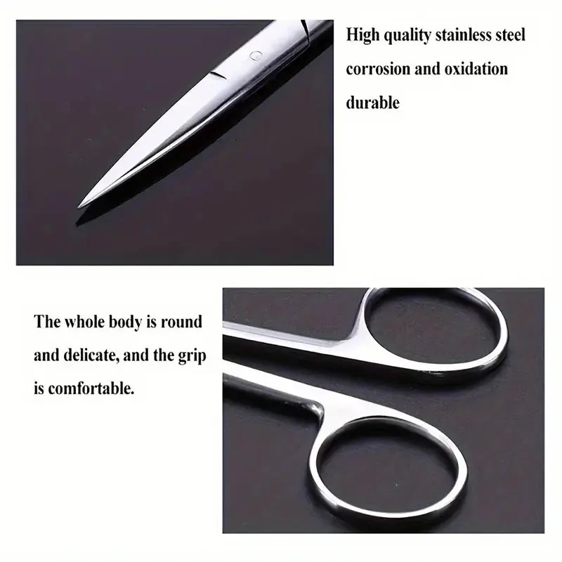 10 cm/11,5 cm/13 cm/14 cm/16 cm Tier Veterinär Tierarzt Medizinische Edelstahl Chirurgische Schere Gerade gebogene Spitze Haarschnitt Schere – Detail 5