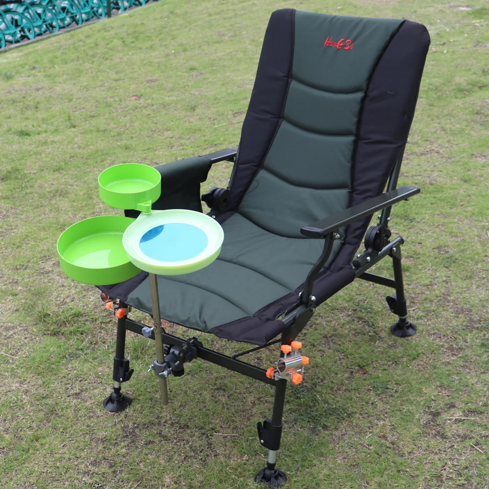Multifunctional Fishing Chair Foldable Beach Fishing Chair Recliner  Adjustable Leg Portable Fishing Chair Outdoor Camping Hiking - AliExpress