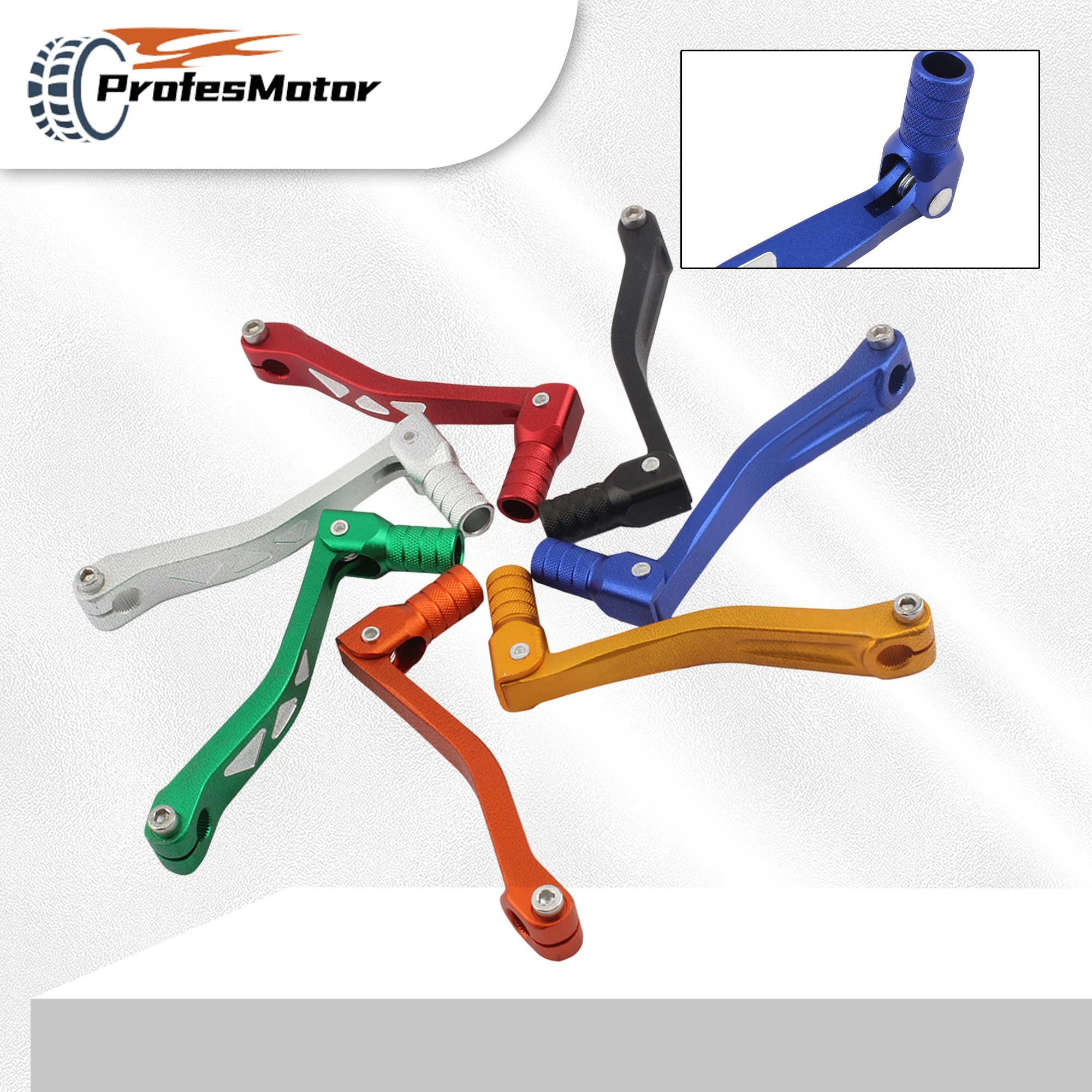 Enhanced Folding Aluminum Motocross Gear Shift Lever for Dirt Bike Enduro Motorcycle