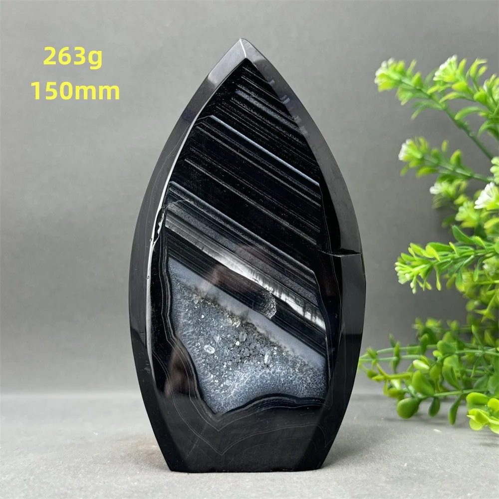 ナチュラルブラックオニキス,フリーフォームジオードトーチ,レイキ