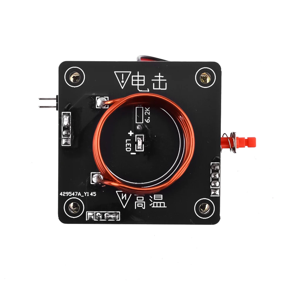 Kit Fai Da Te Bobina Di Tesla HFSSTC – Forma Candela, Alta Frequenza, 36-40V 2A