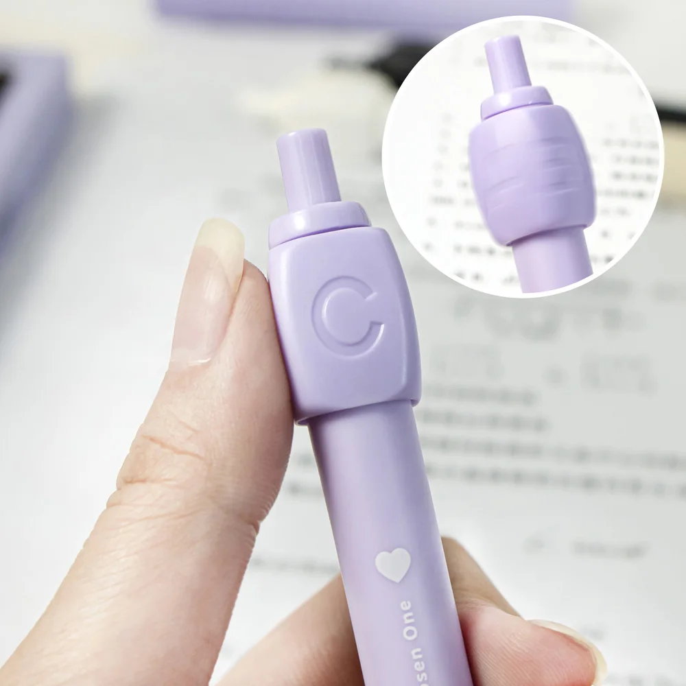 The Answer Pen - Twist Fidget Click Gel Pen Quick-Dry Ink for Exam Study Office Sensory Stress Relief & Fun Writing Pens Gifts