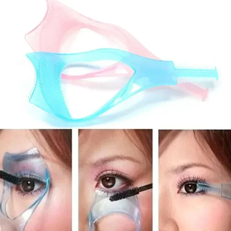 Makeup Tools 3In1 Eyelash Aid Eyeliner Stencil Eye Makeup Tools