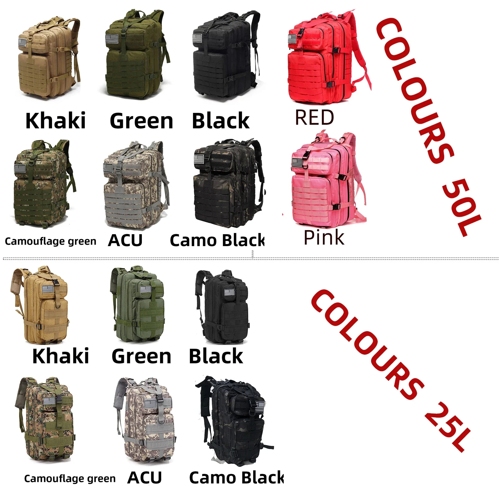 1000D Nylon Hiking Backpack 2