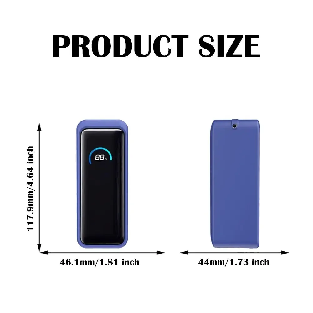 Suitable for Anker Prime 9600mAh 65W Power Bank Silicone Protective Case Dustproof Soft Power Supply Cover Shockproof Anti-drop