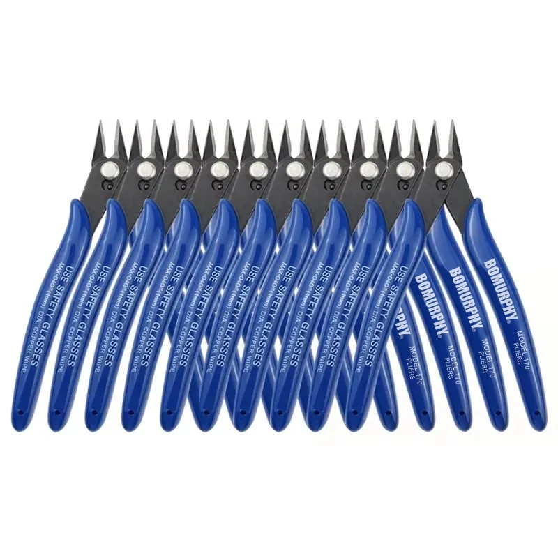 Bomurphy 170 Wishful Clamp DIY Electronic Diagonal Pliers Side Cutting Nippers Wire Cutter 3D Printer Parts Copper Jewelry