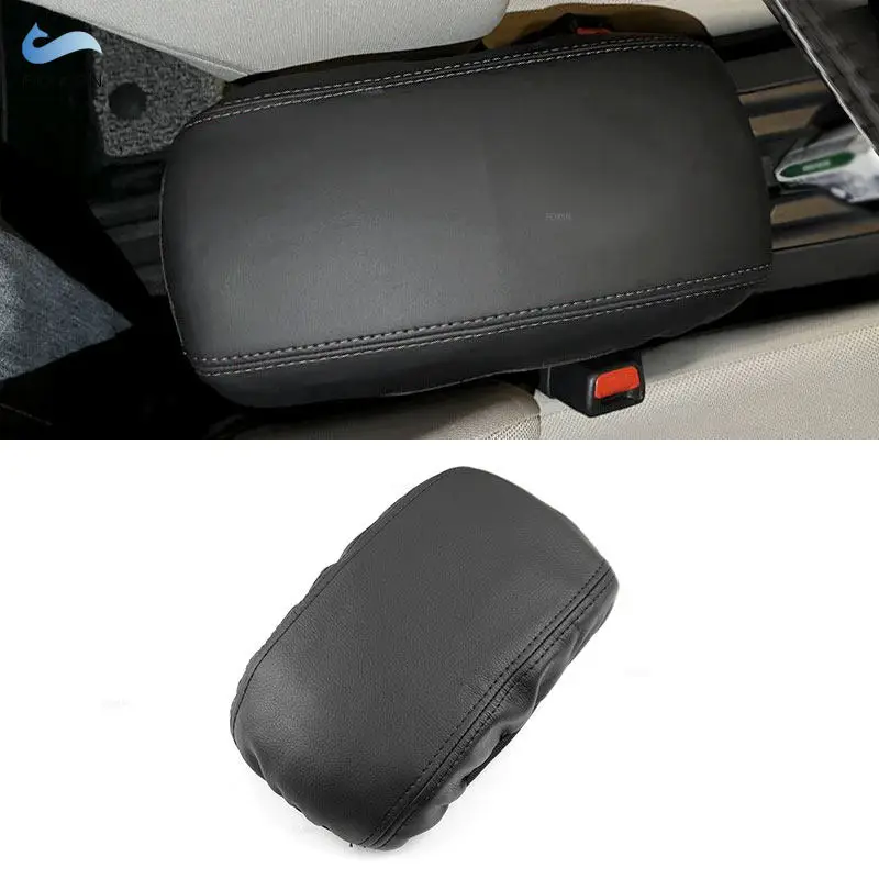 

For Toyota Corolla 12th E210 2019 2020 2021 Car Black Microfiber Leather Center Console Lid Armrest Box Cover Protective Trim