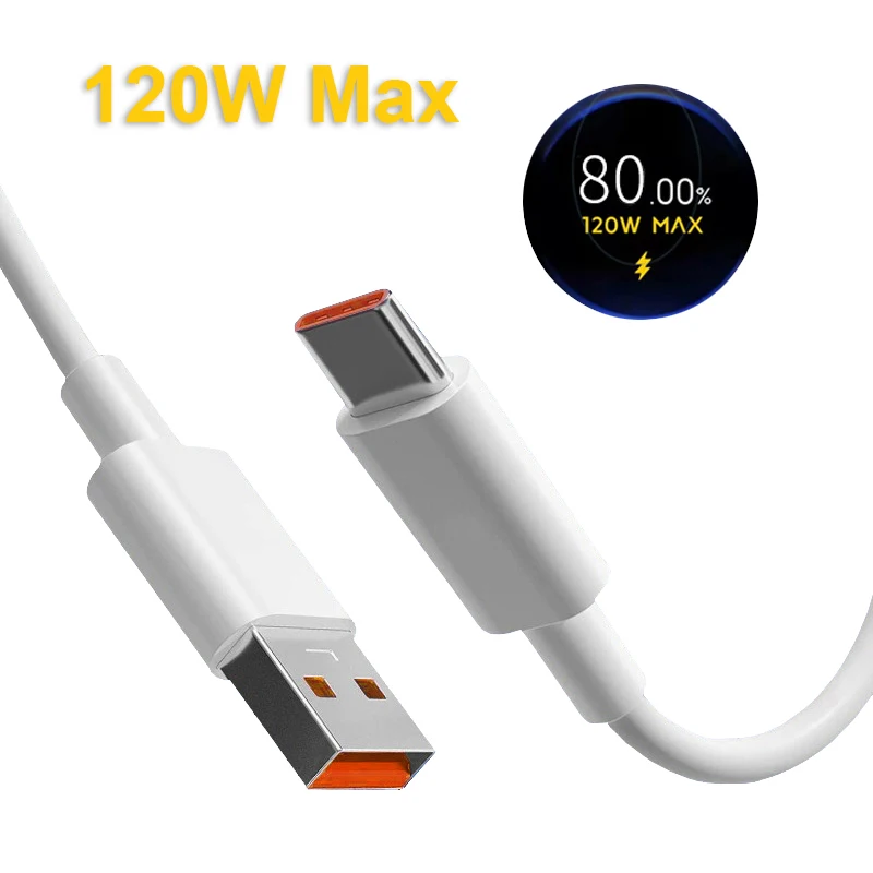 120W 67W 55W Turbo Charger Tipo C Cavo Per Xiaomi 12S Ultra 12 Pro 10S Mix4 Redmi Note 11 Pro + K50 Black Shark 4S Poco Usb-C