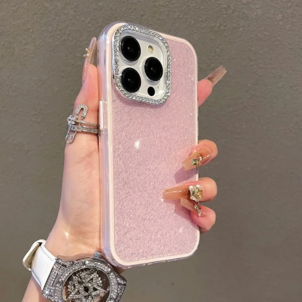 Luxury Shiny Diamond Glitter Glossy Bumper Case – Shockproof Protective Cover