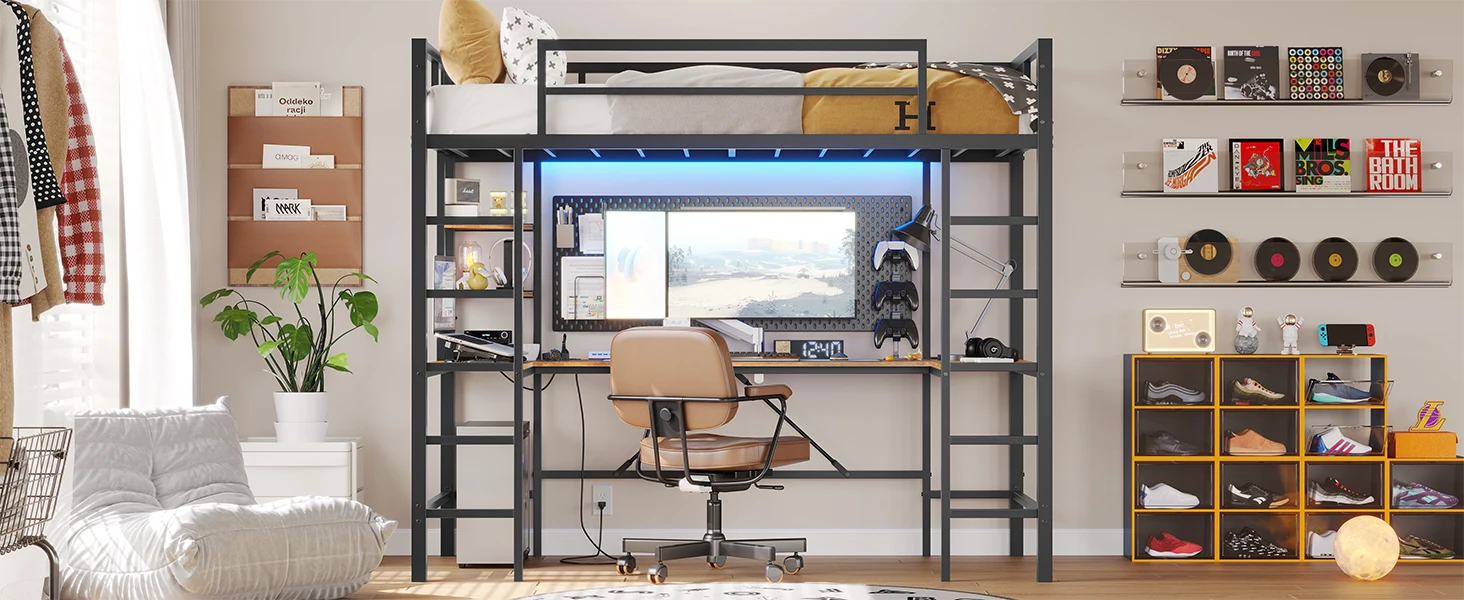 twin size loft bed