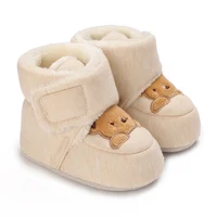 Toddler Soft Sole Boots Non-slip Bottom Winter Warm Cozy Baby Girls Boys Infant Crib Shoes Newborn Thick Cotton Boots Footwear 1