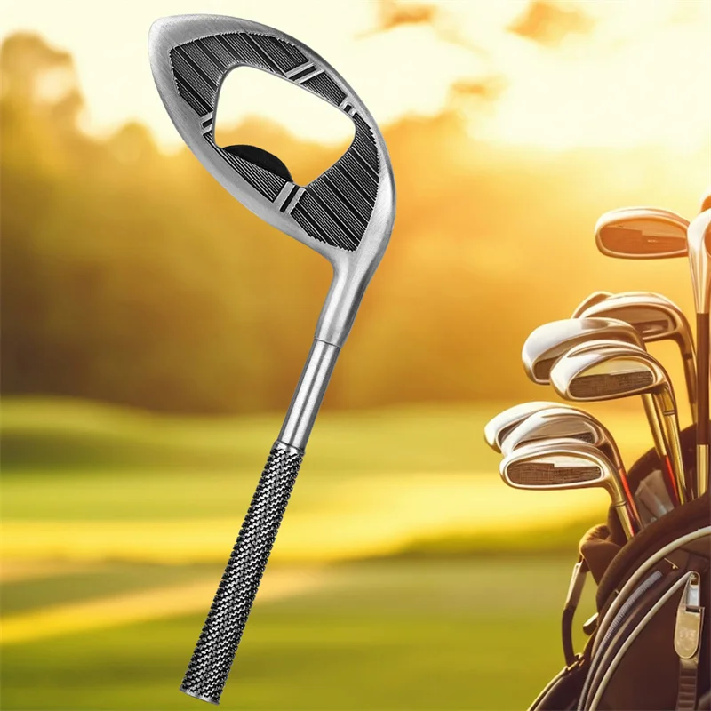 Neuartiger Golfschläger-förmiger Bier- und Weinflaschenöffner für Küche, Club, Bar, Hochzeit, Party, Öffnungswerkzeug, Geschenk für Golfliebhaber mit Tasche – Detail 6