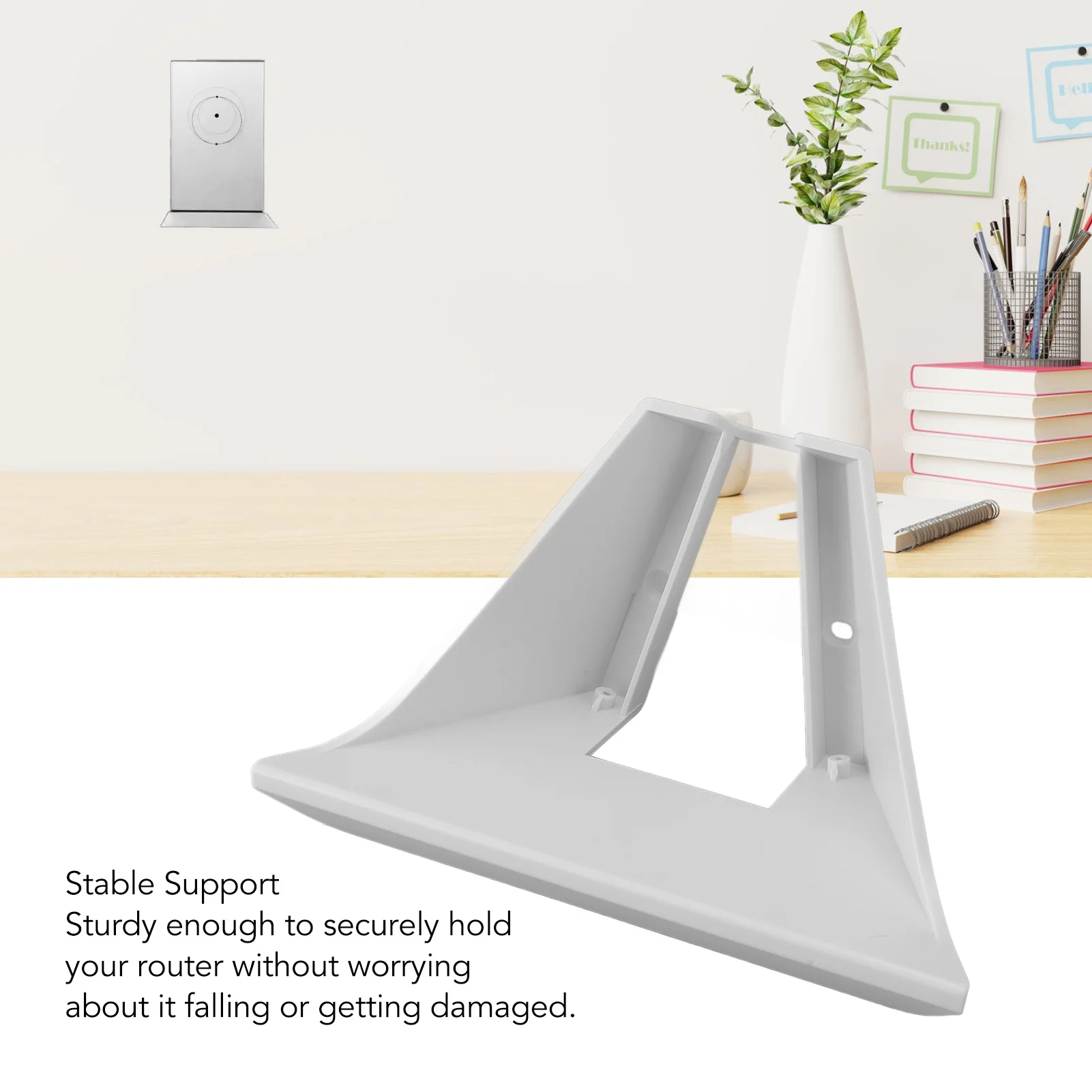 Router Bracket Holder Stable Support Easy Installation Wall Mounted Router Mount for Home Living Room