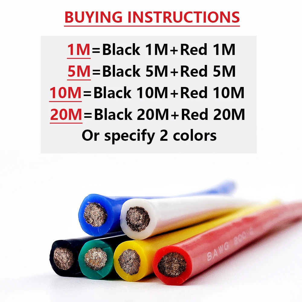 Silicone wire Electric cable Tinned Copper Automotive wires 28 26 24 22 20 18 16 14 awg 4awg 6awg 8awg 10awg 12awg 14awg 16awg