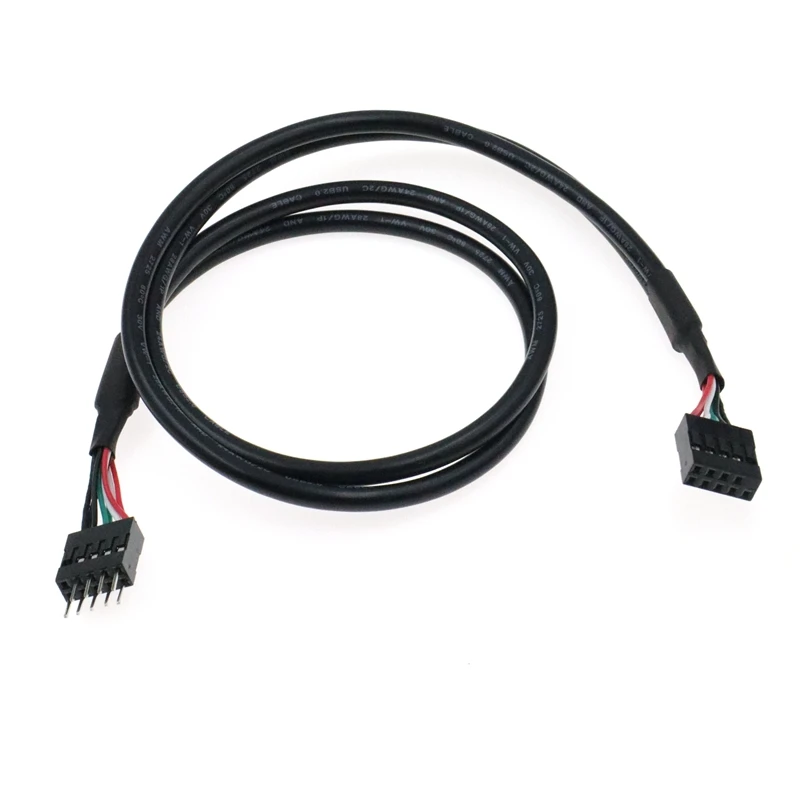 0.3m Main Board Chassis Front 9-pin Terminal USB 2.0 male to