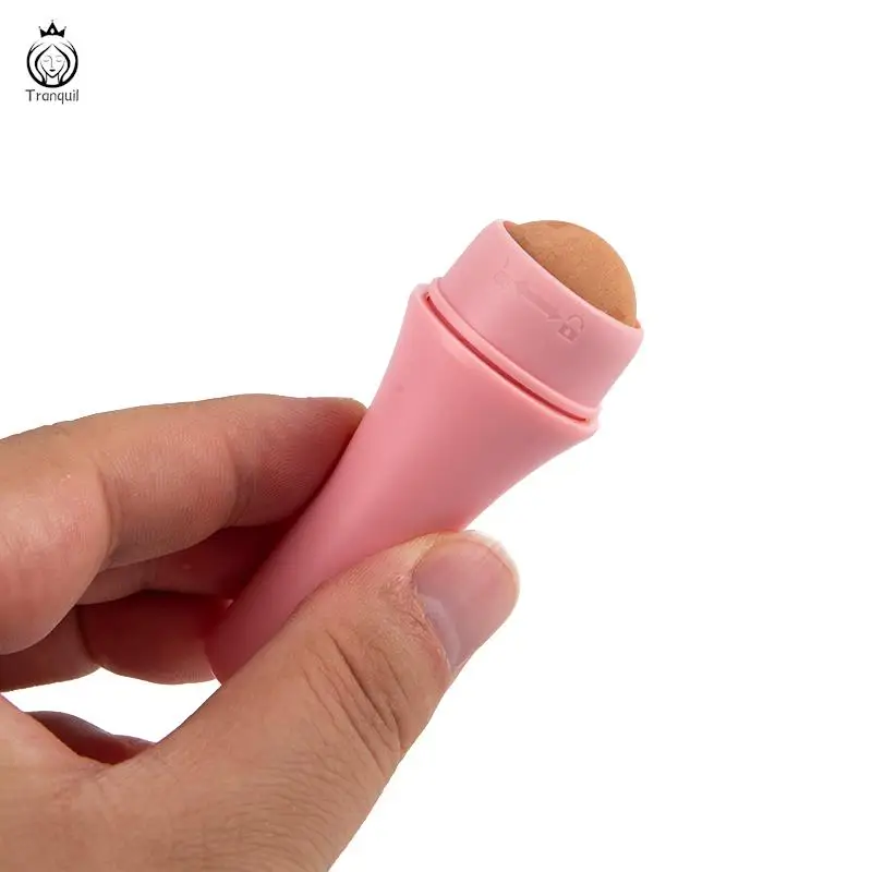Natural Volcanic Roller Oil Control Rolling Stone Matte Makeup Face Skin Care Tool Facial Cleaning Oil Absorption Roller On Ball