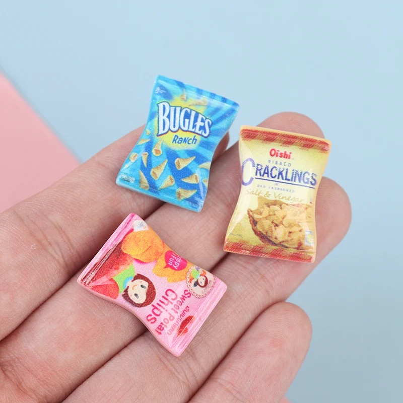 10Pcs 1:12 1:6 Dollhouse Miniature Simulation Food Toy Model Candy Dolls Kitchen Accessories Decor Pretend Play 2
