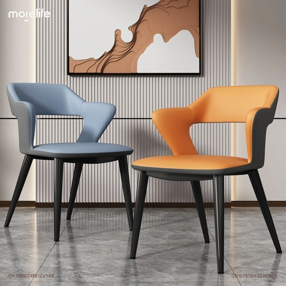 

Light Luxury Dining Chairs Modern Minimalism Designer Nordic Style Restaurant Chair Muebles De La Sala Living Room Furniture K01