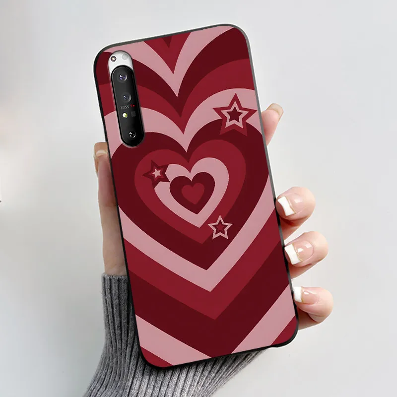 Luxury Cute Cat & Love Rabbit Black Silicone Soft Phone Case