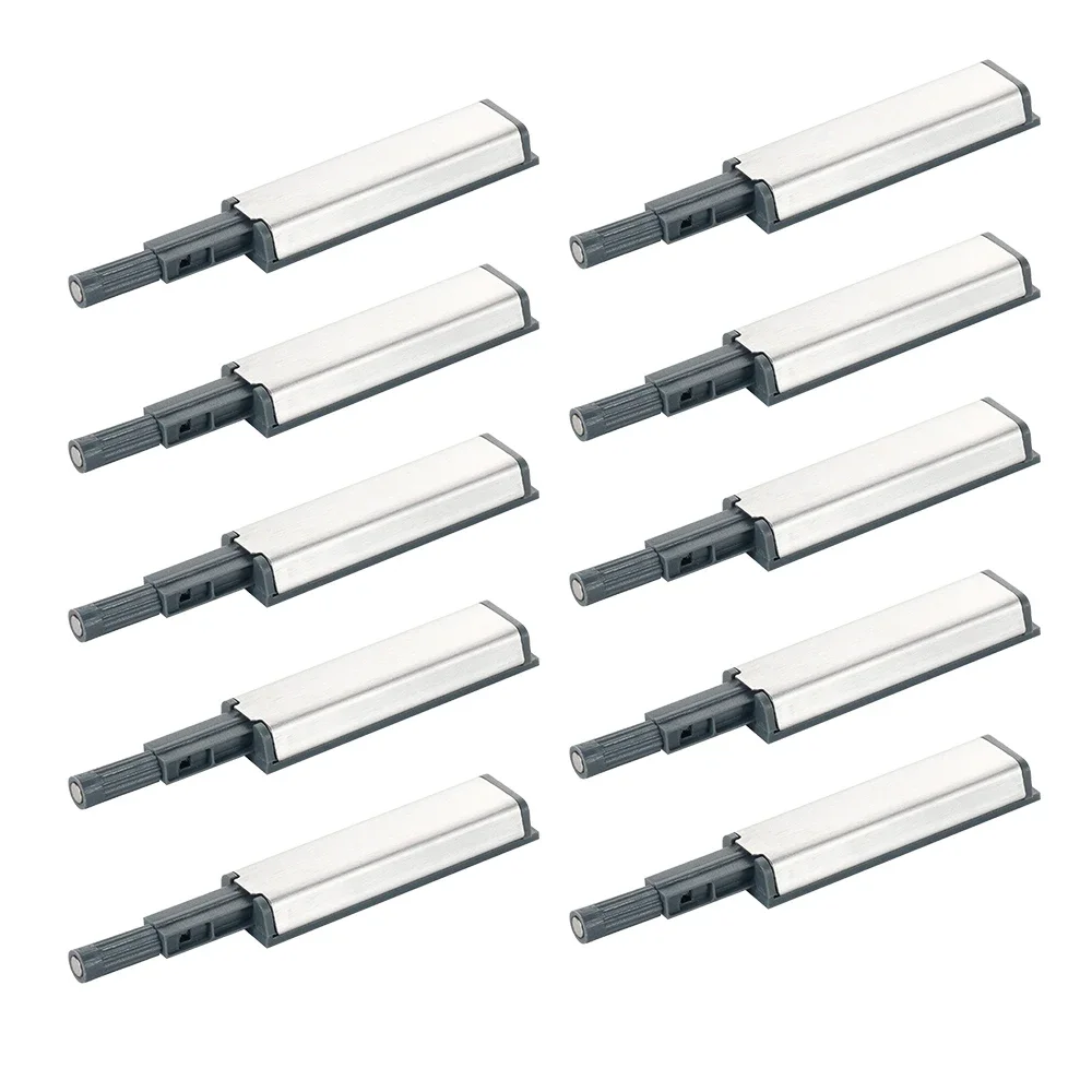 10/15 Pack Magnetic Push Latches for Cabinets Push to Open Cabinet Hardware Touch Latch Kitchen Door