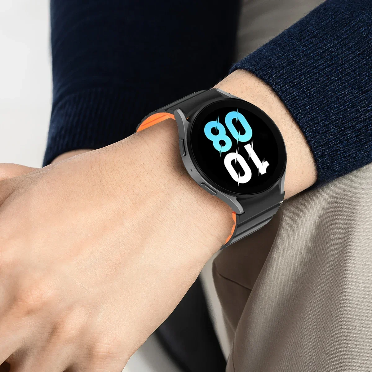 Seamless Silicone Magnetic Watch Strap