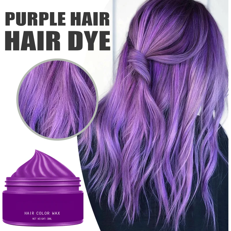 Description Picture 6 of itemInstant Hair Coloring Temporary Hair Coloring Shampoo Natural Matte Modeling Hair Wax Disposable Hair Styling for Cosplay Party