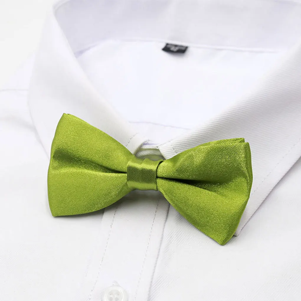 Green Classic Bow Tie Style For Boys Easy To Wear Easy To Love Versatile Style Kids Pre-Tied Bow Tie