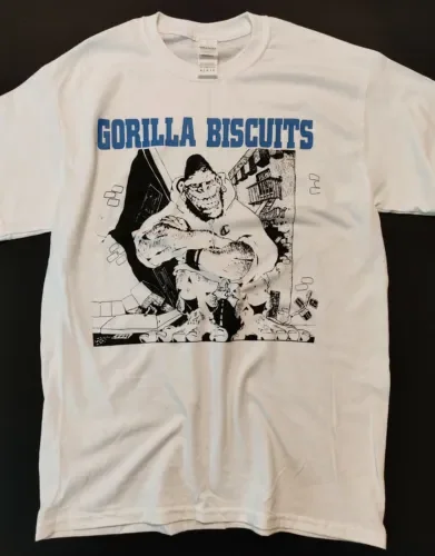 Gorilla Biscuits Punk Shirt Abbigliamento Fasce Maniche Lunghe O Corte