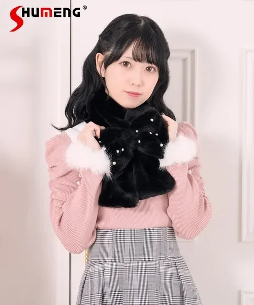 Рисунок 3 - Милый женский шарф с жемчужинами