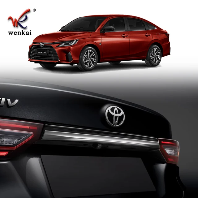 Für Toyota Yaris Ativ Vois 2022 2023 edelstahl Tür-schwellen-verschleiss-platte  Abdeckung Tür Willkommen Pedal