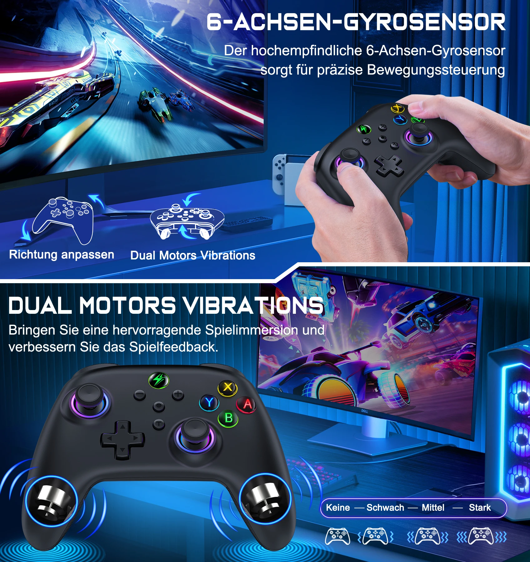 BEBONCOOL RGB ׷̵ α׷  ġ Ʈѷ, PC, ٵ ġ, ȵ̵, iOS Ƽ ý ȣȯ е