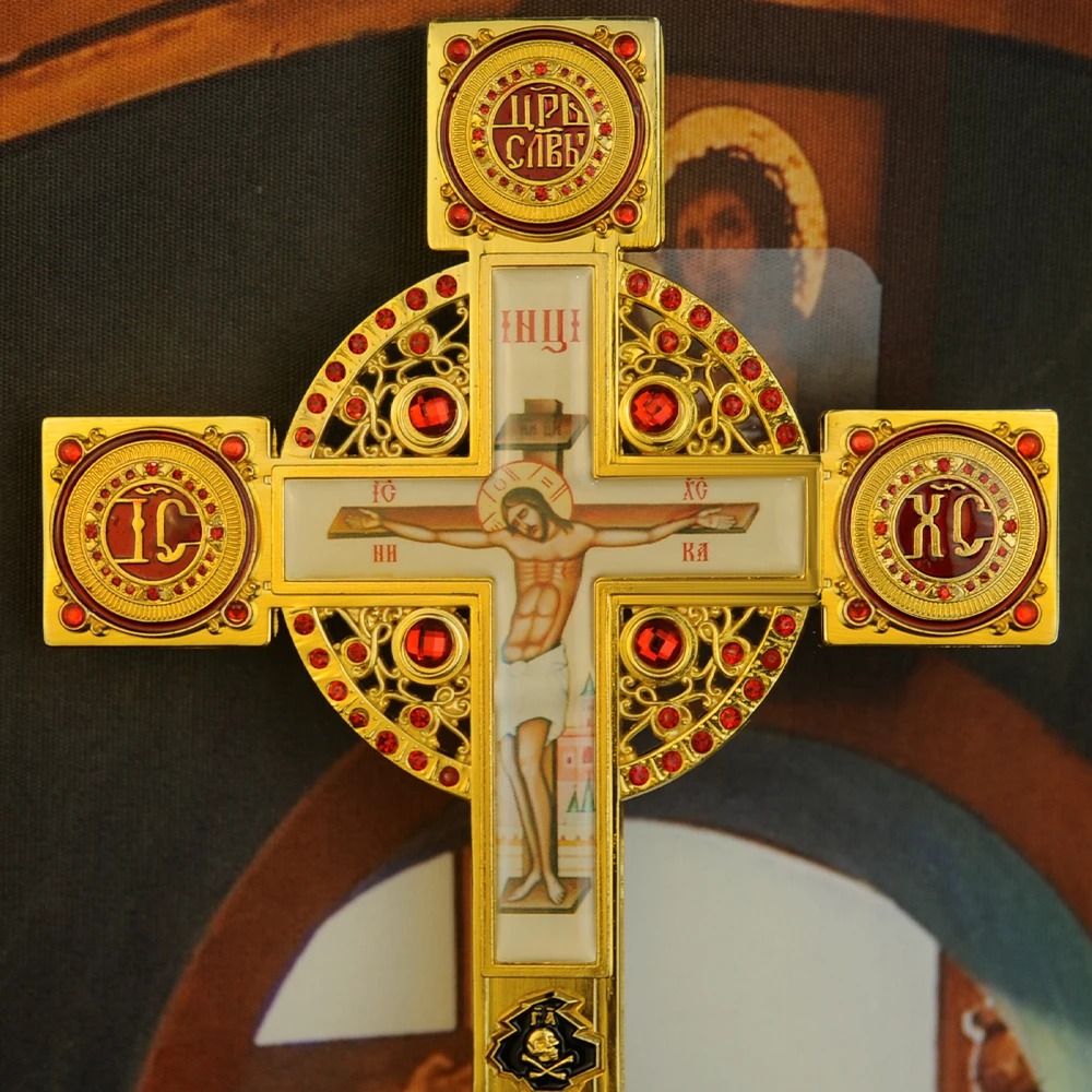 Church decoration, Catholic vessels, religious Christians, Jesus cross, Greek cross, cross decoration