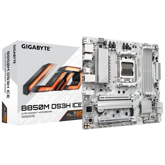 新品未使用 GIGABYTE B850M DS3H ICE DDR5 AM5 Amazon.com: GIGABYTE B850M DS3H AMD AM5 LGA 1718 Motherboard