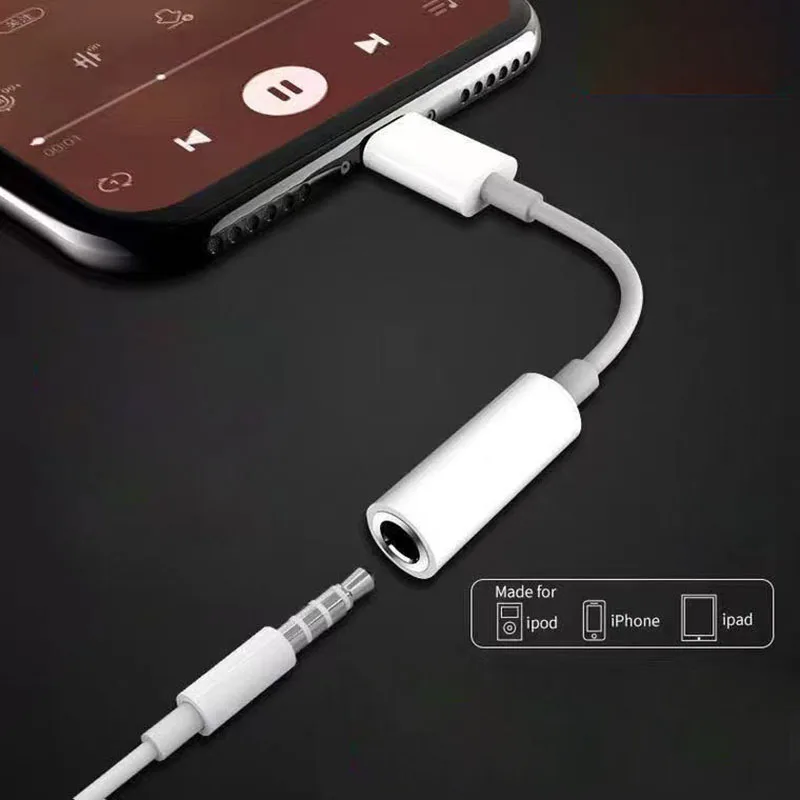 For Lighting Headphone Adapter for IPhone 15 16 11 12 13 14 Pro Max SE XS XR X for lightning To 3.5 MM USB C AUX Audio Cable