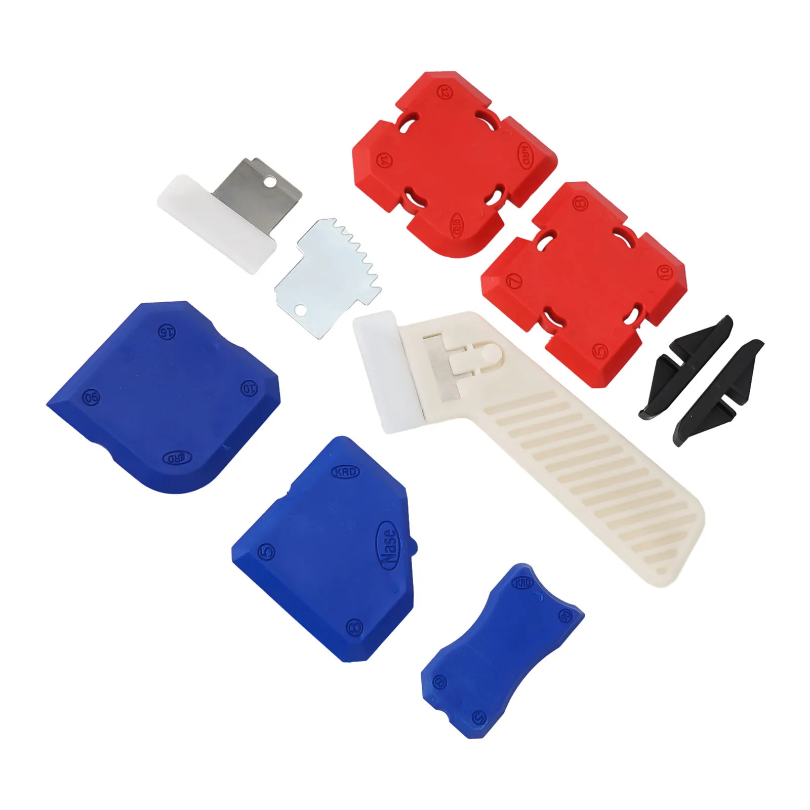 Silicone Profiling Kit Caulking Removal Scraper Effortless Application Mess Perfect Finish on Any 11PCS putty knife scraper,wall scraper,paint scraper