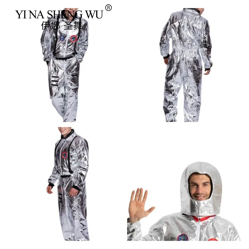 Halloween Spaceman Cosplay Costume Astronaut Cos Suit With Helmet Adult  Inflatable Children's Day Photography Photo For Family - AliExpress