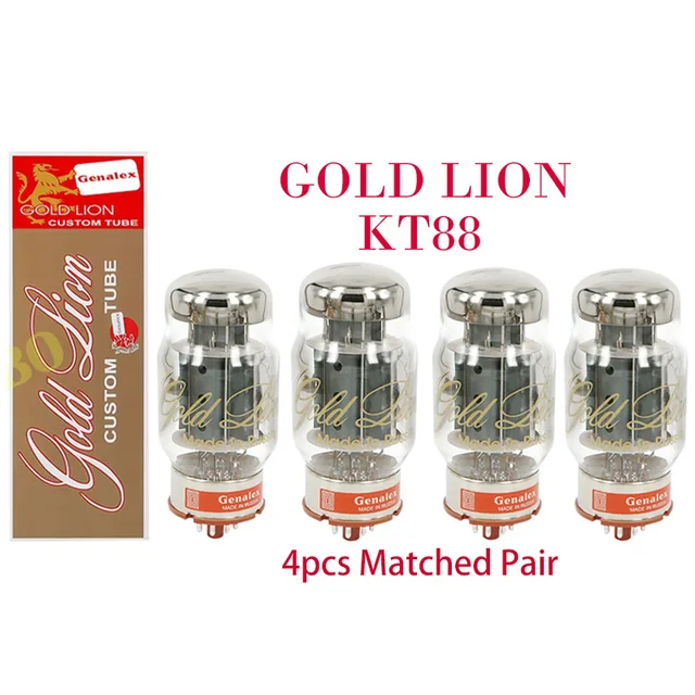 GOLDLION KT88 マッチドペア 真空管 2本セット 6550 真空管