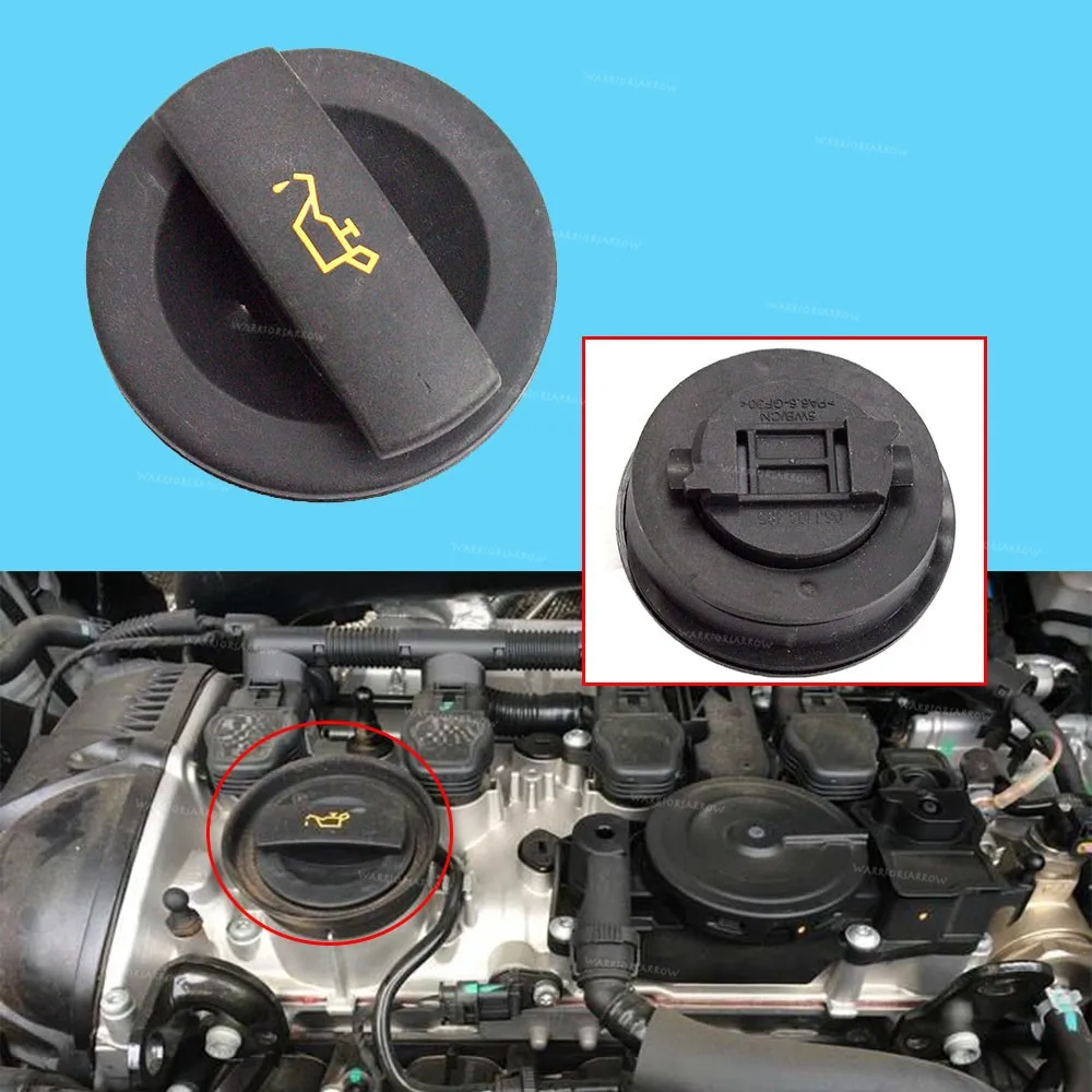 Engine Oil Filler Cover Lid Cap 06C103485N 06C103485 For A4 2.0 3.0 3.2 A4 A6 A7 Q5 For EOS Golf Passat B6 engine oil filler cap